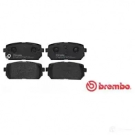 Тормозные колодки дисковые, комплект BREMBO 24 491 P 30 040 800182 24492 - Изображение 3