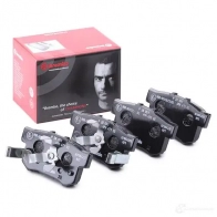 Тормозные колодки дисковые, комплект BREMBO 24232 P 28 051 2 4231 800131 - Изображение 2