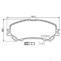Тормозные колодки дисковые, комплект BREMBO 800606 S53TUK P 56 099 220 65 - Изображение 8