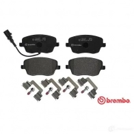Тормозные колодки дисковые, комплект BREMBO 801140 23843 P 85 077 23 581 - Изображение 3