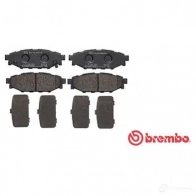 Тормозные колодки дисковые, комплект BREMBO 800918 P 78 020 242 71 D11148218 - Изображение 3