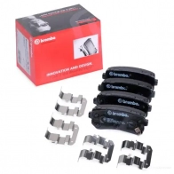 Тормозные колодки дисковые, комплект BREMBO 25678 P 30 068 800204 256 77 - Изображение 2