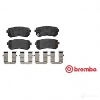 Тормозные колодки дисковые, комплект BREMBO 25678 P 30 068 800204 256 77 - Изображение 8
