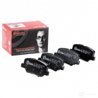 Тормозные колодки дисковые, комплект BREMBO 25689 256 88 P 61 111 800774 - Изображение 2