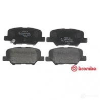 Тормозные колодки дисковые, комплект BREMBO 25689 256 88 P 61 111 800774 - Изображение 6