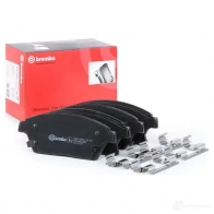Тормозные колодки дисковые, комплект BREMBO P 59 077 2503 4 800666 25035 - Изображение 3