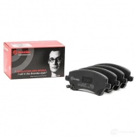 Тормозные колодки дисковые, комплект BREMBO 800999 P 83 064 2376 6 23818 - Изображение 2