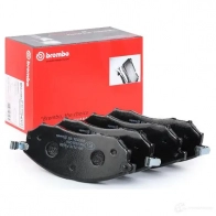 Тормозные колодки дисковые, комплект BREMBO 236 98 23699 P 56 058 800577 - Изображение 4
