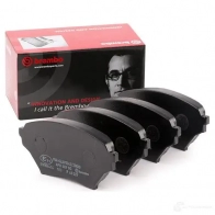 Тормозные колодки дисковые, комплект BREMBO 2386 3 800327 P 49 029 7768D890 - Изображение 2