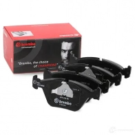 Тормозные колодки дисковые, комплект BREMBO 209 68 P 06 012 21064 799687 - Изображение 2
