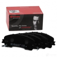 Тормозные колодки дисковые, комплект BREMBO P 56 106 800610 22118 22 117 - Изображение 2