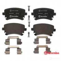 Тормозные колодки дисковые, комплект BREMBO D10187921 23 326 P 85 143 801203 - Изображение 4
