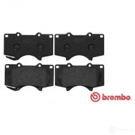 Тормозные колодки дисковые, комплект BREMBO 24025 2 4024 P 83 102 801037 - Изображение 6