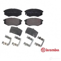 Тормозные колодки дисковые, комплект BREMBO 2 5187 800194 25188 P 30 055 - Изображение 8