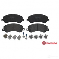 Тормозные колодки дисковые, комплект BREMBO 24 484 P 85 115 D15558767 801175 - Изображение 3
