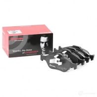 Тормозные колодки дисковые, комплект BREMBO 232 02 800041 23604 P 24 055 - Изображение 2