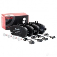 Тормозные колодки дисковые, комплект BREMBO 800412 8451D1340 P 50 067 2430 6 - Изображение 4