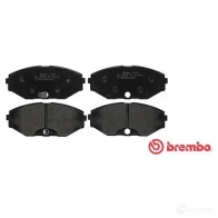 Тормозные колодки дисковые, комплект BREMBO 23185 P 56 045 800564 2 3184 - Изображение 3