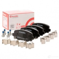 Тормозные колодки дисковые, комплект BREMBO 22170 P 23 177 221 69 799996 - Изображение 2