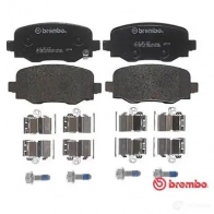 Тормозные колодки дисковые, комплект BREMBO 22170 P 23 177 221 69 799996 - Изображение 8