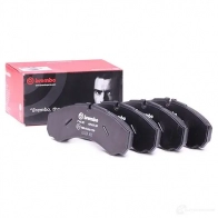 Тормозные колодки дисковые, комплект BREMBO 8687D1487 801265 29 121 P A6 021 - Изображение 2