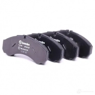 Тормозные колодки дисковые, комплект BREMBO 8687D1487 801265 29 121 P A6 021 - Изображение 3