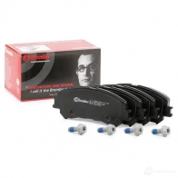 Тормозные колодки дисковые, комплект BREMBO 22 347 P 68 067 800893 M9UK03U - Изображение 2