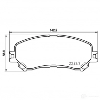 Тормозные колодки дисковые, комплект BREMBO 22 347 P 68 067 800893 M9UK03U - Изображение 5