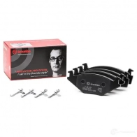 Тормозные колодки, комплект BREMBO p85005 2 0887 801075 20888 - Изображение 2