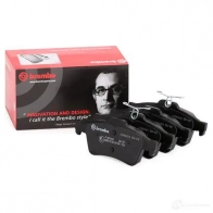 Тормозные колодки дисковые, комплект BREMBO 2 3482 P 59 042 24137 800647 - Изображение 2