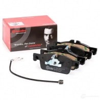 Тормозные колодки дисковые, комплект BREMBO 25223 800775 252 22 P 61 112 - Изображение 2