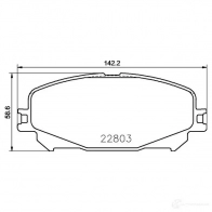 Тормозные колодки, комплект BREMBO Z 5E54 p68071 1438410416 - Изображение 2