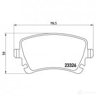 Тормозные колодки дисковые, комплект BREMBO P 85 083 801145 7921D1018 2 3326 - Изображение 7