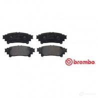 Тормозные колодки дисковые, комплект BREMBO 249 18 P 83 152 801067 D13918500 - Изображение 3