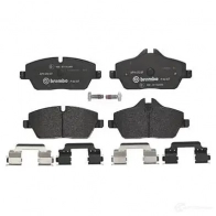 Тормозные колодки, комплект BREMBO p06067 799739 23916 239 15 - Изображение 3