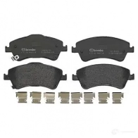 Тормозные колодки, комплект BREMBO 242 04 801016 p83081 24690 - Изображение 3