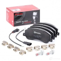 Тормозные колодки дисковые, комплект BREMBO 244 84 P 24 064 D15558767 800049 - Изображение 2