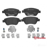Тормозные колодки, комплект BREMBO 2370 5 p23169 799993 US1BCQS - Изображение 4