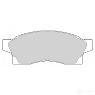 Тормозные колодки, комплект BREMBO 800970 21762 p83033 21 762 - Изображение 2