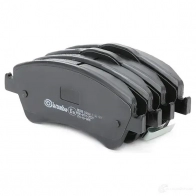 Тормозные колодки дисковые, комплект BREMBO 2 4668 P 83 109 24669 801044 - Изображение 3
