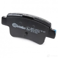 Тормозные колодки дисковые, комплект BREMBO NVU372 P 59 057 800661 243 49 - Изображение 4