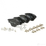 Тормозные колодки дисковые, комплект BREMBO 25828 25 827 800787 P 61 124 - Изображение 3