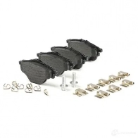 Тормозные колодки дисковые, комплект BREMBO 25828 25 827 800787 P 61 124 - Изображение 4