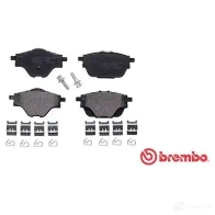 Тормозные колодки дисковые, комплект BREMBO 25828 25 827 800787 P 61 124 - Изображение 6