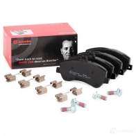 Тормозные колодки дисковые, комплект BREMBO 24868 2486 7 P 50 086 800431 - Изображение 2