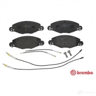 Тормозные колодки дисковые, комплект BREMBO 232 73 P 61 072 800735 Y5BDS - Изображение 10