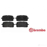 Тормозные колодки дисковые, комплект BREMBO 7587D716 23 491 P 83 116 801051 - Изображение 3