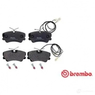 Тормозные колодки, комплект BREMBO 21 165 799876 p23035 21166 - Изображение 3
