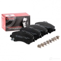 Тормозные колодки дисковые, комплект BREMBO 24 604 799812 P 11 022 24605 - Изображение 2