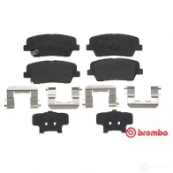 Тормозные колодки дисковые, комплект BREMBO 2552 0 800213 25521 P 30 081 - Изображение 4